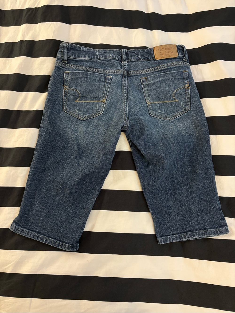 Y2K American Eagle Artist Capris - Picture 2 of 3